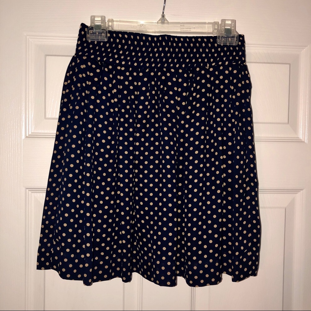 Cute smocked waist skirt